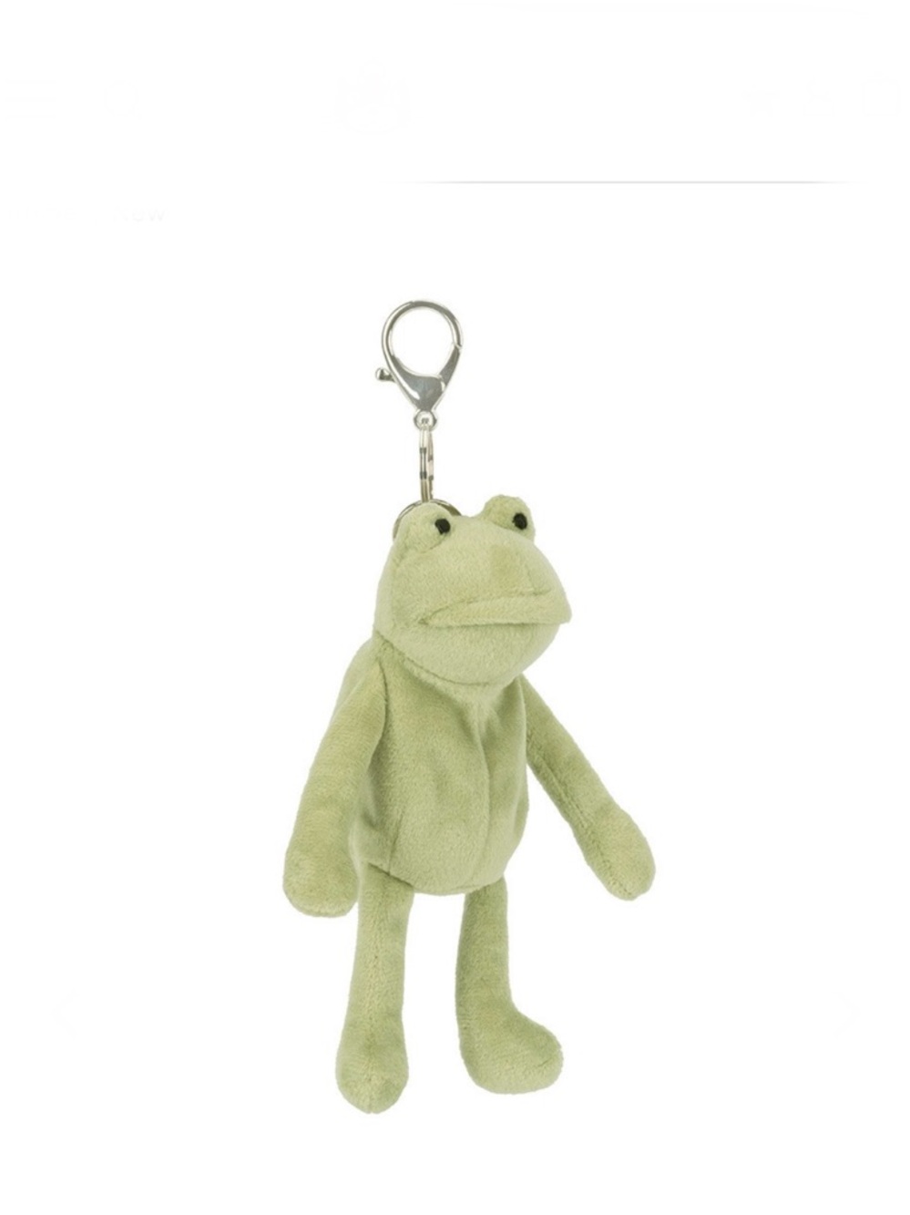 Jellycat Fergus Frog Bag Charm - NWT